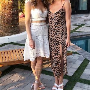 Gorgeous white two piece set - only worn once!